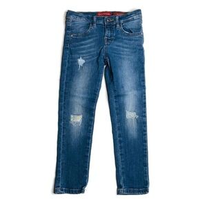 Guess girls 5Y skinny jeans with rhinestone pockets